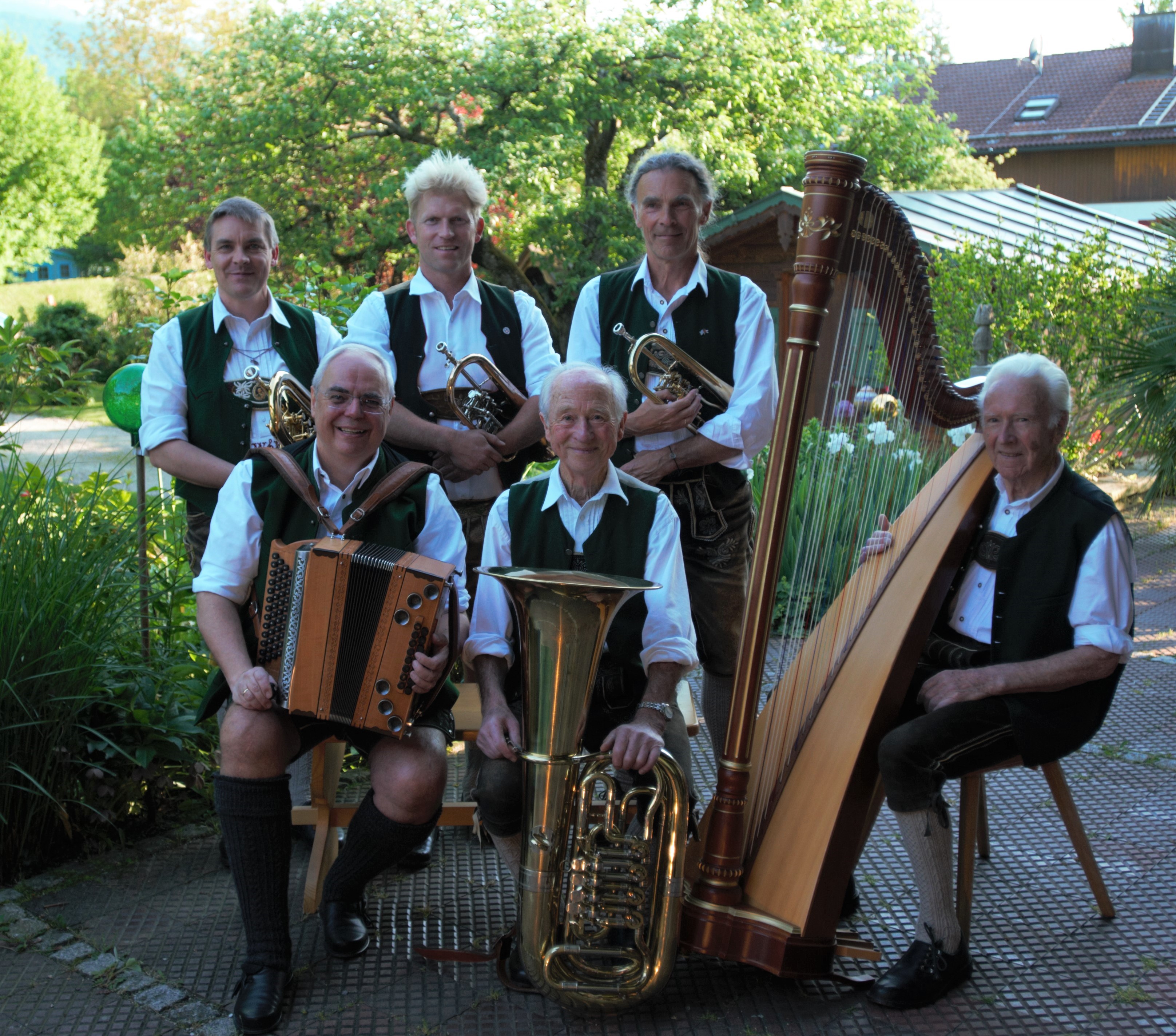 Mitglieder der Frasdorfer Tanzlmusi